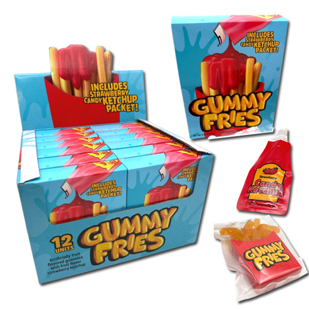 Gummy Fries With Ketchup 40gm 12PK – Shayona Distributors