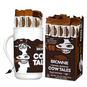 Cow Tales Caramel Brownie with Tumbler 28GM 100PK