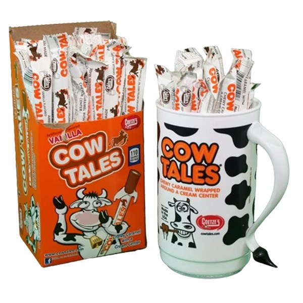 Cow Tales Vanilla with Tumbler 28GM 100PK