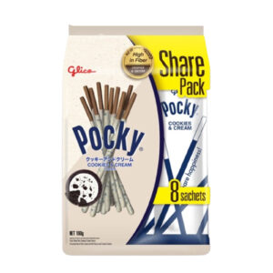 Pocky Cookies & Cream Share Pack 8 Sachets 5PK