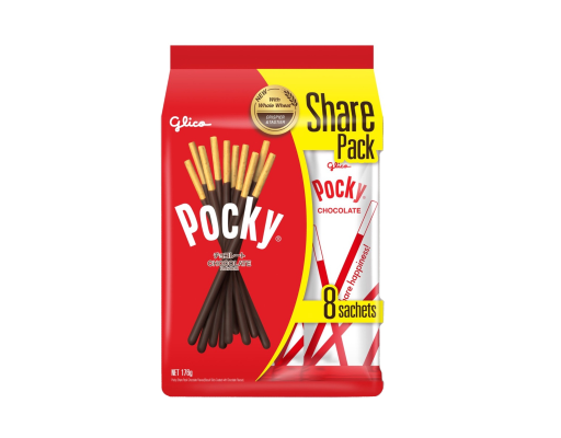 Pocky Chocolate Share Pack 8 Sachets 5PK