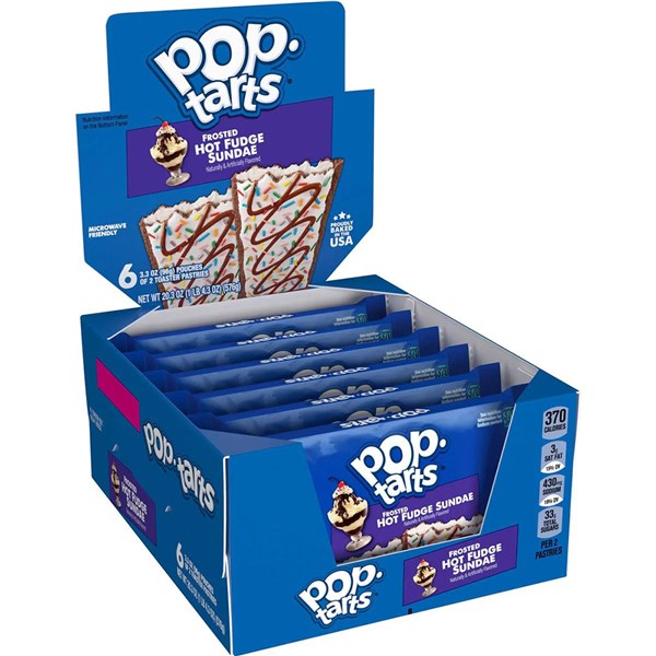 POP TARTS Hot Fudge Sundae 96GM 6PK
