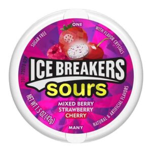 ICE BREAKERS Sour Mixed Berry 42GM 8PK