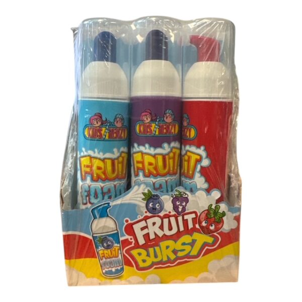 Kidzfrenzy Fruit Foam Burst 12PK
