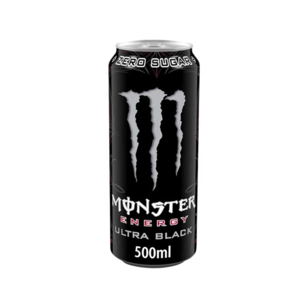 Monster Ultra Black 500mls 12PK