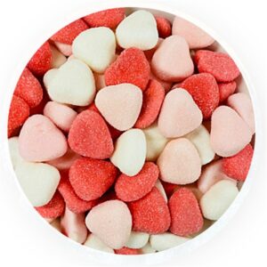 Pink & White Hearts 1KG