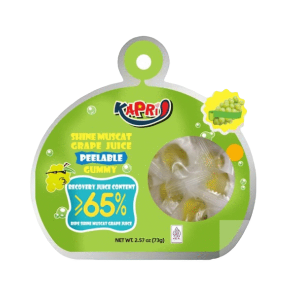 KAPRI Peeled Gummy Grape Juice Grape 73GM 1 Ea