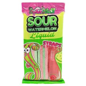 Juicy Jelly Liquid Sour Straps Watermelon 160GM 12PK