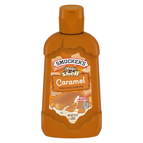 SMUCKER's Magic Shell Caramel 206GM 8PK