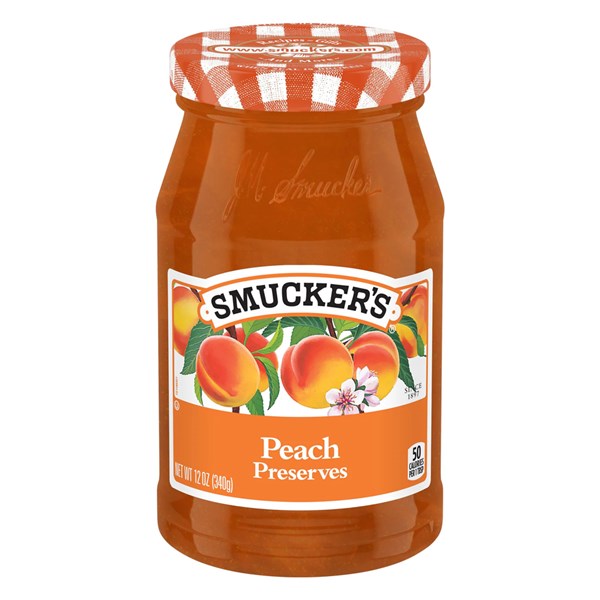 SMUCKER's Peach Jam 340GM 12 PK