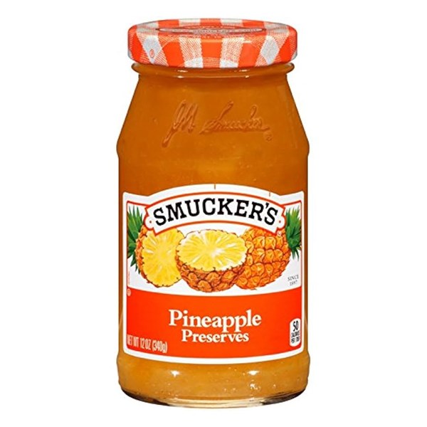 SMUCKER's Pineapple Jam 340GM 12 PK