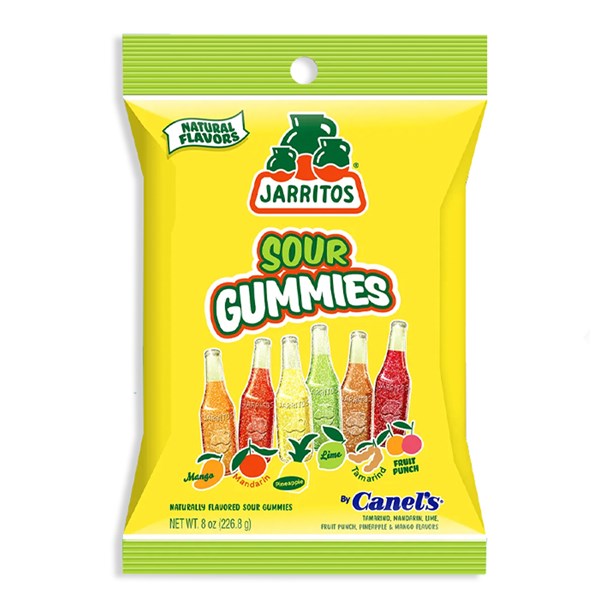 Jarriots Canels Sour gummies bag 113GM 12PK