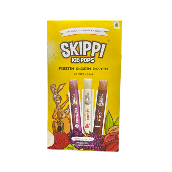 SKIPPI'S Ice Pops Yellow 32mls 12PK