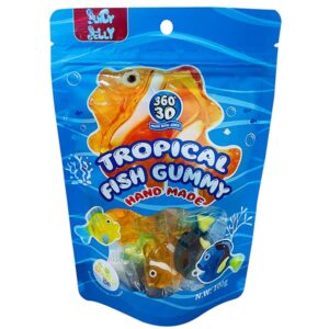 Juicy Jelly 3D Tropical Fish Gummy 100GM 12PK