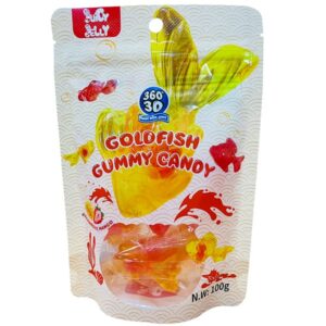 Juicy Jelly 3D Goldfish Gummy 100GM 12PK