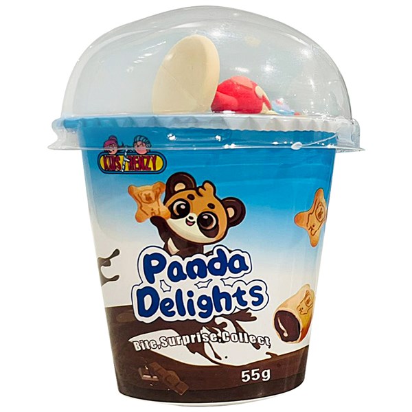 KIDZFRENZY Panda Delights Chocolate 55GM 12PK
