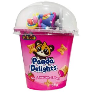 KIDZFRENZY Panda Delights Strawberry 55GM 12PK