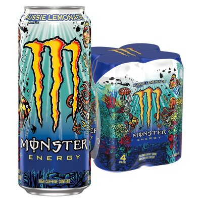 Monster Aussie Lemonade 4PK*500mls 24PK BB 2027