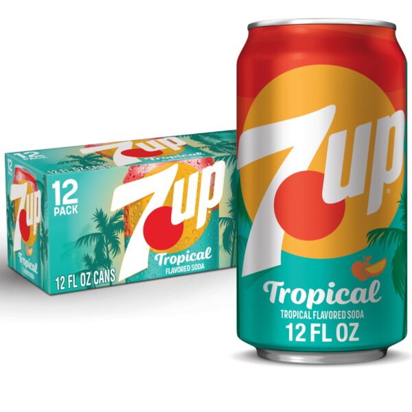 7up Tropical 355mls 12PK