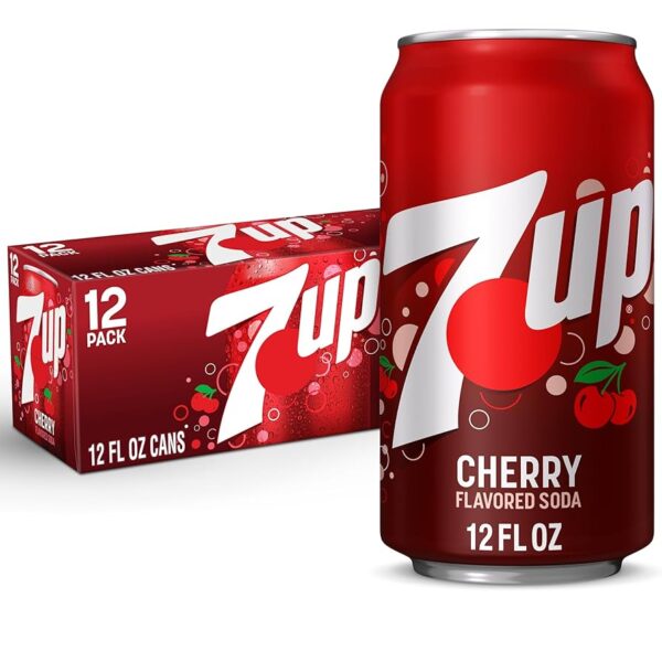 7up Cherry 355mls 12PK BB July 2026