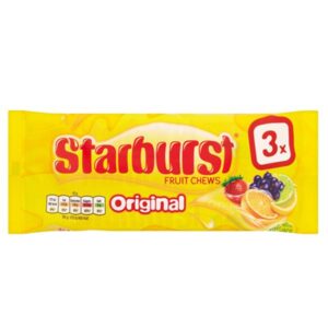 UK Starburst Fruit Chews 3PK 135GM 36PK