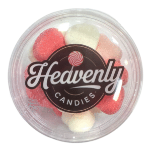 Tub Pink & White Hearts 90GM 1Ea