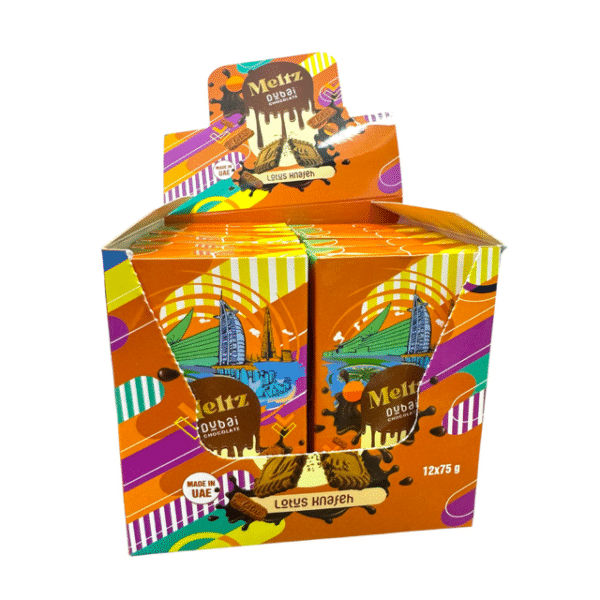 Meltz Dubai Chocolate Biscotta  75GM 12PK