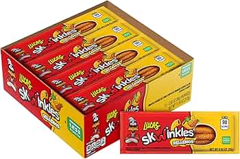 Lucas Skwinkles Pineapple Tamarind Gummy Candy 26g 12 PK