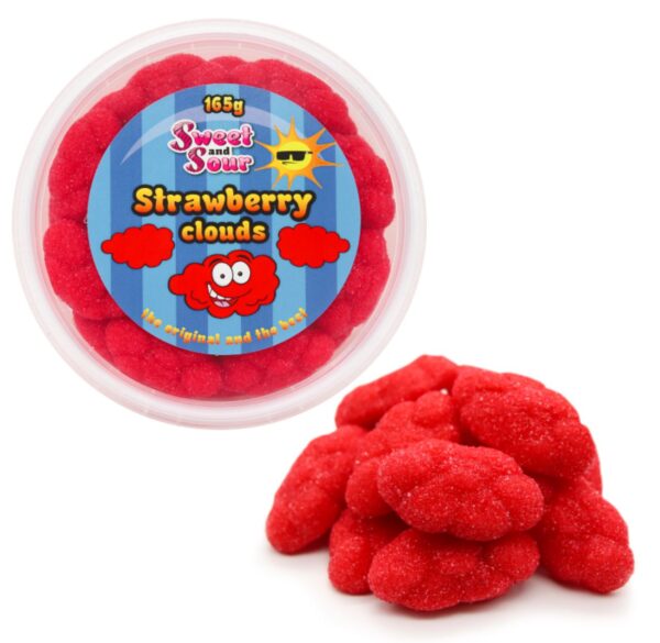 Sweet & Sour Strawberry Clouds 165GM 1 EA