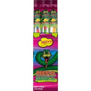 Joojoo's Mega Snakes Wrapped 50GM 36PK