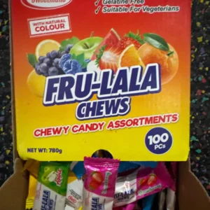 Fru-Lala Chews Candy 100pcs 780GM
