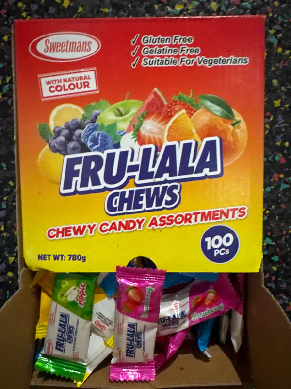 Fru-Lala Chews Candy 100pcs 780GM