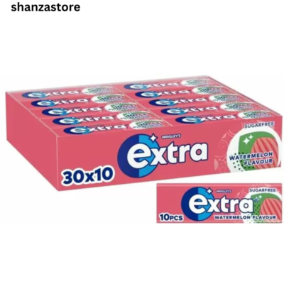 Extra Watermelon Chewing Gum 10 PCS 30 PK
