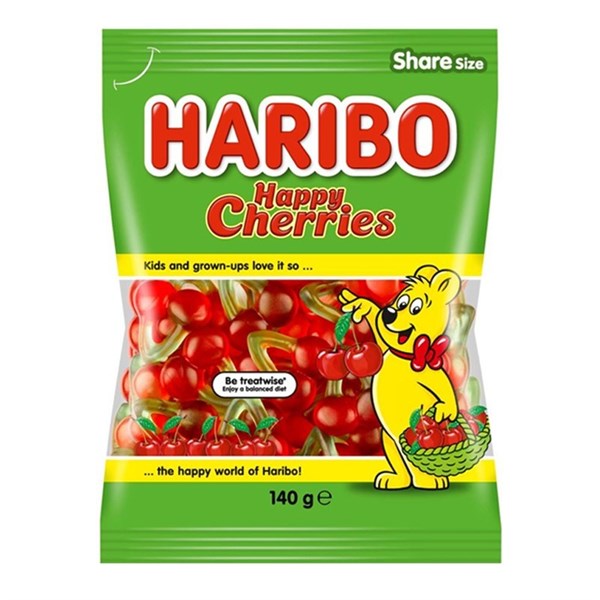 Haribo Happy Cherries 142GM 12PK