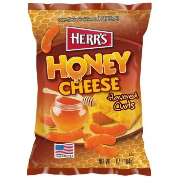 Herr's Honey Cheese Curls 170gm 12PK