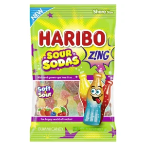 Haribo Sour Zing Sodas 127GM 12PK