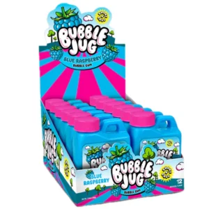 Bubble Jug Blue Raspberry Bubble Gum 55GM 12PK