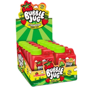 Bubble Jug Strawberry Bubble Gum 55GM 12PK