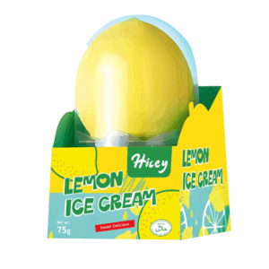 Hicey Lemon Ice Cream 75GM 12PK( Min. 10 Crtns to order combine with other I/cream)