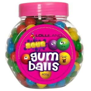 Gum Ball Jar Sour 400GM