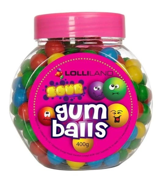 Gum Ball Jar Sour 400GM