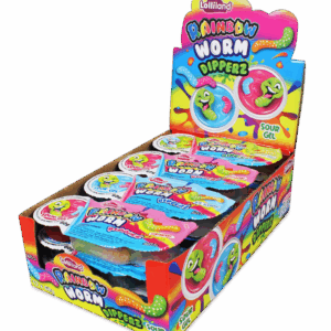 Rainbow Worm Dipperz 60gm 12PK