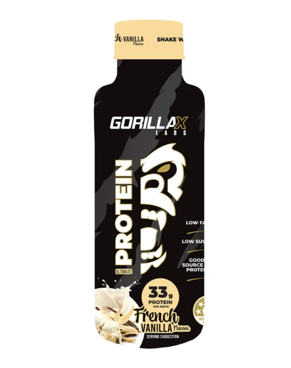 Gorilla PROTEIN Drink French Vanilla 450mls 12PK