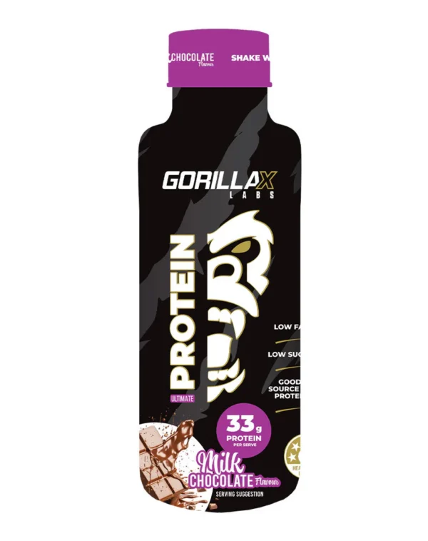 Gorilla PROTEIN Drink Milk Chocolate 450mls 12PK