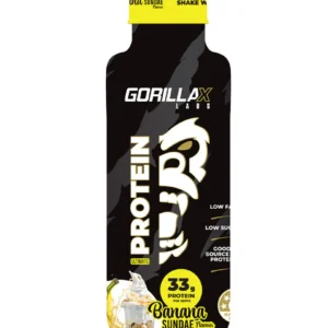 Gorilla PROTEIN Drink Banana Sundae 450mls 12PK