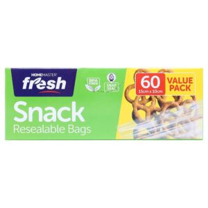 Snack Bags Snap Lock 60PCS 18PK