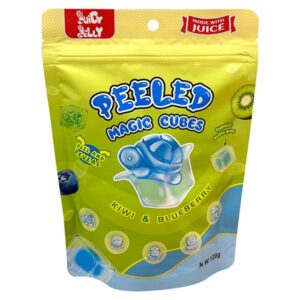 Juicy Jelly Magic Cubes Kiwi BlueBerry 120GM 12PK