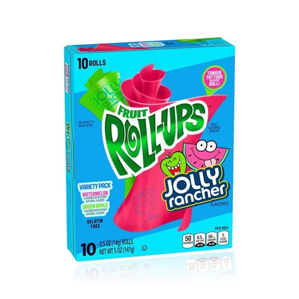 Jolly Rancher Fruit Roll Ups 141GM 10PK