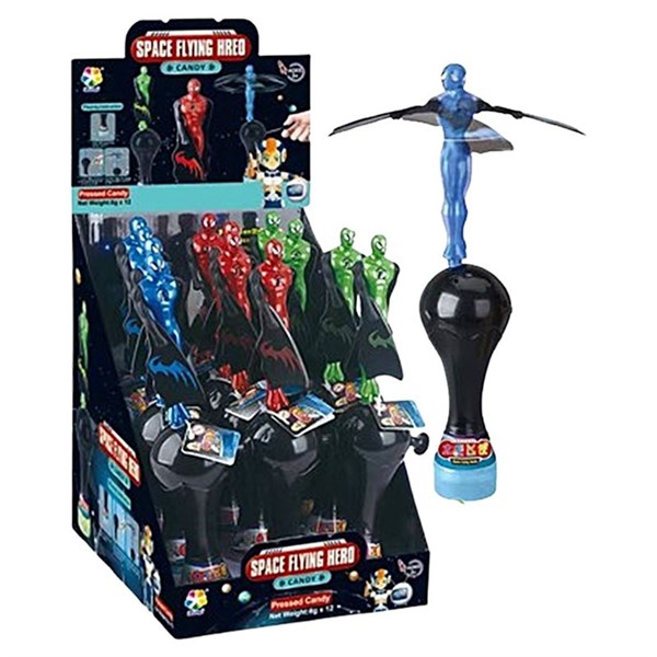 Kidsfrenzy Space Flying Hero Candy 8GM 12PK