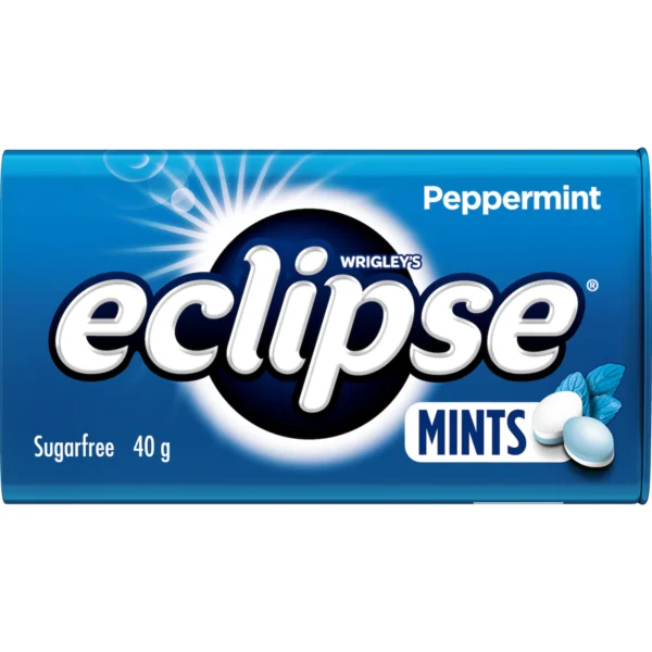 Wrigley's Eclipse S/free Peppermint 40GM 12PK